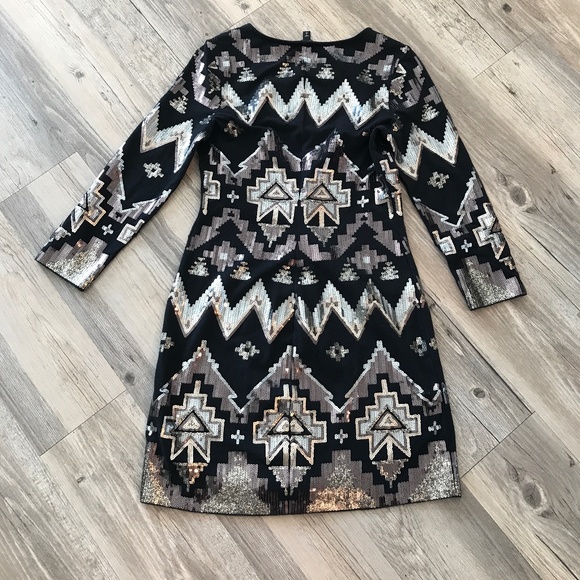 Express Black Sequin Mini Dress | Bodycon | Size S/P | Excellent Condition - Picture 8 of 12